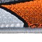 Flash Furniture Orange 2' x 7' Abstract Design Accent Rug ACD-RGTRZ860-27-OR-GG - alternate 6
